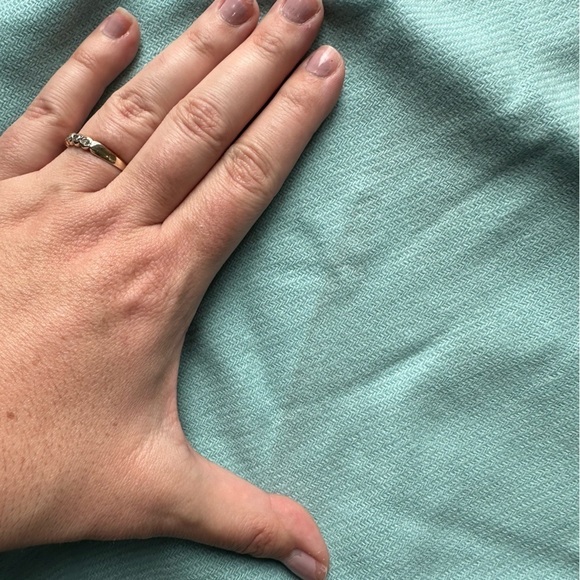 Vintage Deadstock Douglas Marc wool pencil skirt green midi made in USA teal - Picture 6 of 12